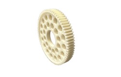 0.4 Modül 75 Diş Plastik Spur Dişli - Thumbnail