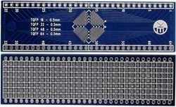  - 0.5MM TQFP16-32-48-64 SMD-Dip Dönüştürücü Kartı (Uzun)