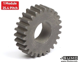 Jsumo - 1 Modül 26 Diş (26T) Çelik Dişli - Ø12mm