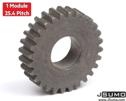 Jsumo - 1 Modül 28 Diş (28T) Çelik Dişli - Ø12mm