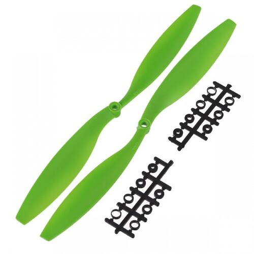 1147 Yeşil Plastik CW/CCW Pervane Seti