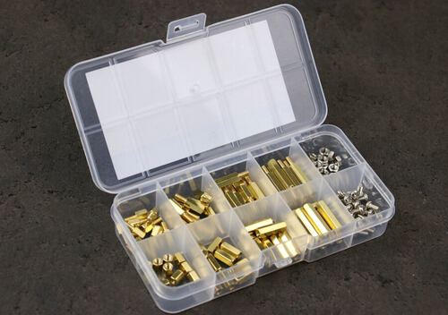 120 Parça M3 Metal Distans-Vida-Somun Seti (Kutulu)