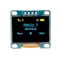 Jsumo - 128x64 0,96 inc Oled Ekran I2C- Mavi