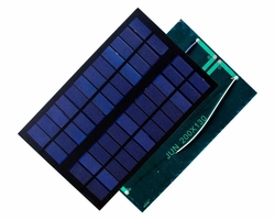 12V 100mA Güneş Paneli - Solar Pil 200x130mm - Thumbnail