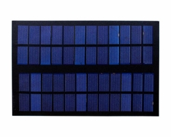 12V 100mA Güneş Paneli - Solar Pil 200x130mm - Thumbnail