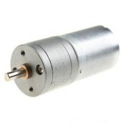  - 12V 25mm 1030 Rpm Yüksek Güçlü 9.7:1 Redüktörlü DC Motor