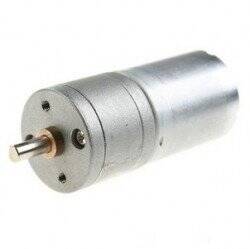 12V 25mm 1030 Rpm Yüksek Güçlü 9.7:1 Redüktörlü DC Motor