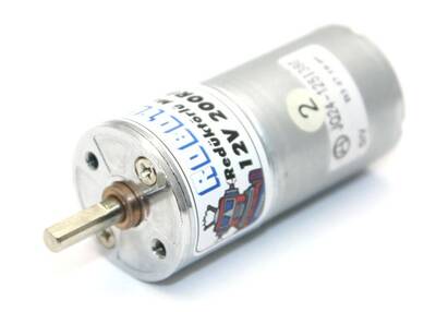 12V 25MM 200Rpm Redüktörlü DC Motor