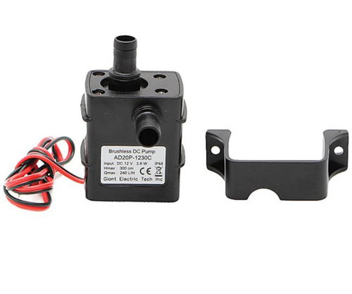 12V Fırçasız DC Su Pompası 4 lt/dk AD20P-1230A 