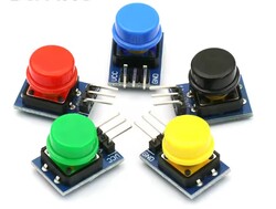  - 12x12mm Push Buton Switch Modül - 1 Adet