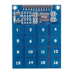  - 16'lı Dokunmatik Tuş Takımı - Kapasitif Buton