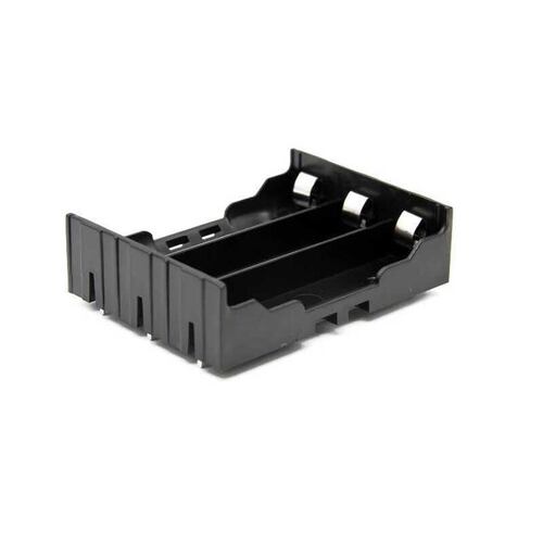 18650 3'lü Pil Yuvası (PCB Tip) - 6 Pin- Pil Yatağı