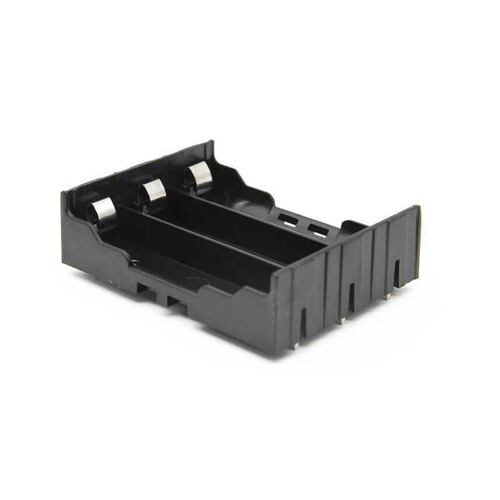 18650 3'lü Pil Yuvası (PCB Tip) - 6 Pin- Pil Yatağı