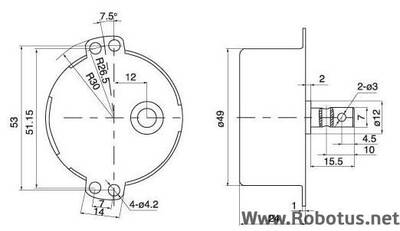 220V 35 Rpm AC Senkron Motor