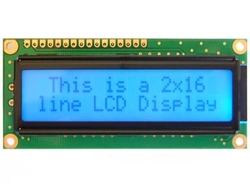 2x16 LCD Ekran Mavi -Işıklı - Thumbnail