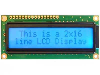 2x16 LCD Ekran Mavi -Işıklı