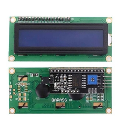 Jsumo - 2x16 LCD Ekran Mavi + I2C Arayüz Modülü