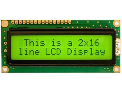 2x16 LCD Ekran Yeşil - Işıklı