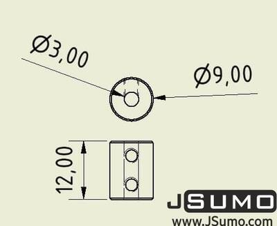 3mm 3mm Kaplin - 2 Adet