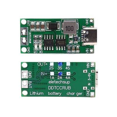 3S Şarj Modülü 18650 Lityum Pil Şarj Devresi 12.6V 2A - Type-C