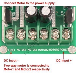 5-35V 30A 150W Çift Motor Sürücü Kartı - Thumbnail