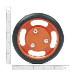 50x11 mm Kırmızı Renk Geçmeli Tekerlek Seti - Thumbnail