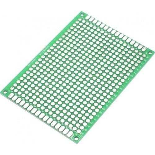 5x7 cm Çift Taraflı Delikli PCB Plaket