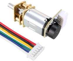 6V 1000 RPM Enkoderli Mikro DC Motor - Thumbnail