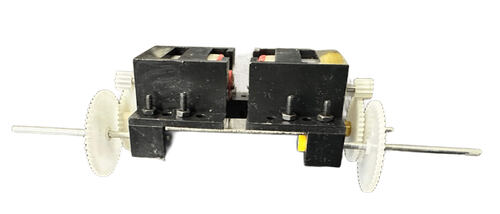 6V Çift Şaftlı Redüktörlü Dc Motor - Dişli Kutulu