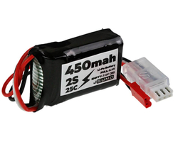 JSumo-7.4V 2S Lipo Batarya 450mAh 25C - 2S Lipo Pil - Thumbnail