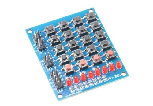 8 LED'li 4x5 Keypad Modül - Tuş Takımı Modül