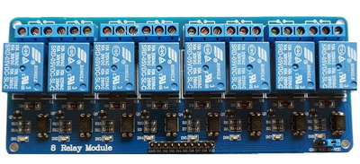 8'li 12V Röle Kartı - 8 Way 12V Relay Module