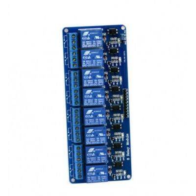 8'li 5V Röle Kartı - 8 Way 5V Relay Module