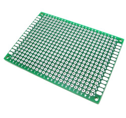 Jsumo - 8x12 cm Çift Taraflı Delikli PCB Plaket