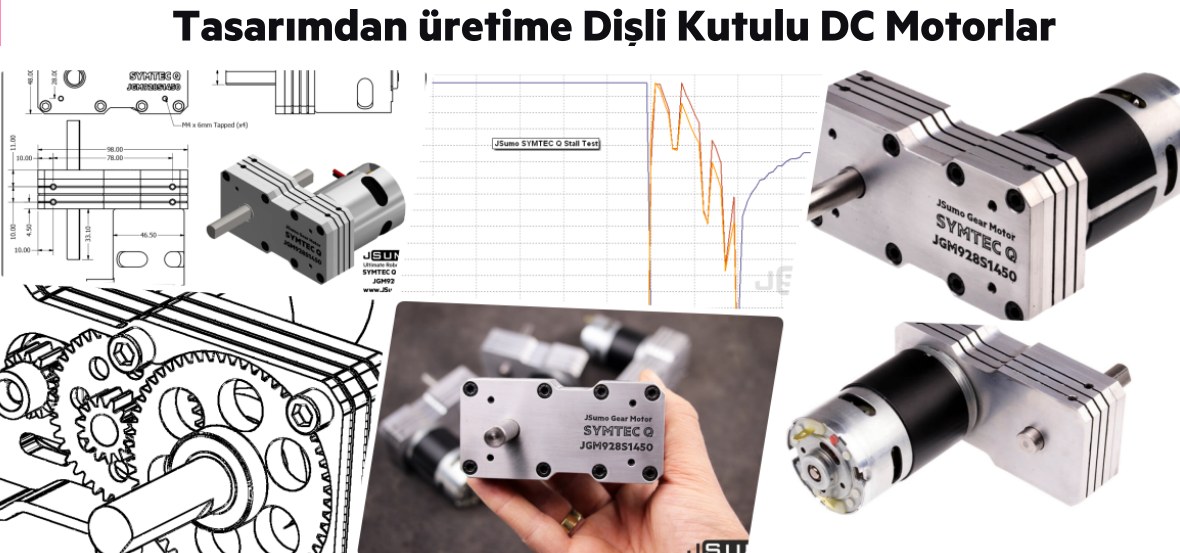 DC Dişli kutulu motor üretimi