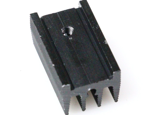 Aluminum Heatsink 25x15x12mm - Soğutucu Blok-Siyah