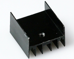 Aluminum Heatsink 23x25x16mm - Soğutucu Blok-Siyah - Thumbnail