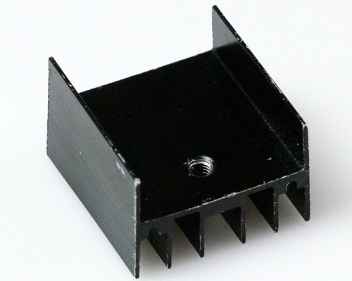 Aluminum Heatsink 23x25x16mm - Soğutucu Blok-Siyah