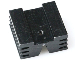 Aluminum Heatsink 27x25x13mm - Soğutucu Blok-Siyah - Thumbnail