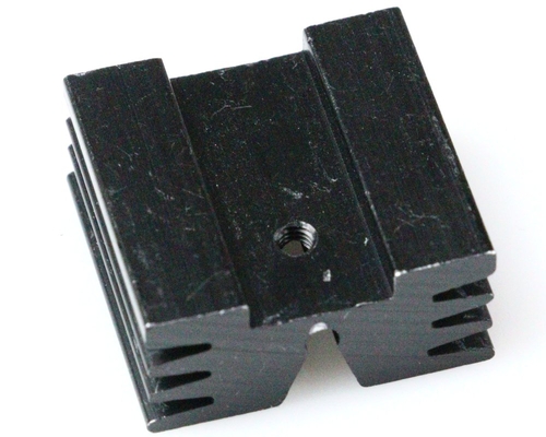 Aluminum Heatsink 27x25x13mm - Soğutucu Blok-Siyah