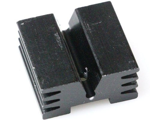 Aluminum Heatsink 27x25x13mm - Soğutucu Blok-Siyah
