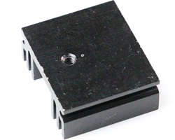 Aluminum Heatsink 25x29x11.5mm - Soğutucu Blok-Siyah - Thumbnail