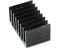 Jsumo - Aluminum Heatsink 38x24x20mm - Soğutucu Blok-Siyah