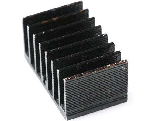 Aluminum Heatsink 38x24x20mm - Soğutucu Blok-Siyah