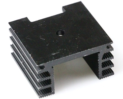Aluminum Heatsink 36x38x20mm - Soğutucu Blok-Siyah - Thumbnail