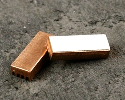 Copper Heatsink 22x8x5mm - Bakır Soğutucu Blok - Thumbnail