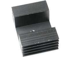 Aluminum Heatsink 35x48x19mm - Soğutucu Blok-Siyah - Thumbnail