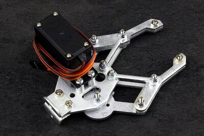 Alüminyum Gripper Set + Servo Motor (Robot El)