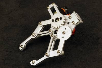 Alüminyum Gripper Set + Servo Motor (Robot El)