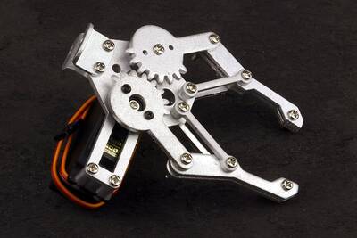 Alüminyum Gripper Set + Servo Motor (Robot El)